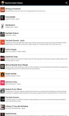 MusiCast Music Podcast android App screenshot 5